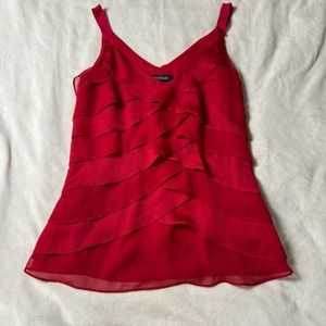 WHBM Deep Red Tank Top